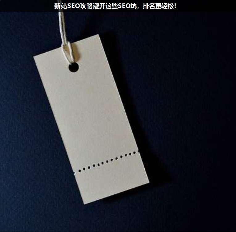 新站SEO攻略避開這些SEO坑,排名更輕松!