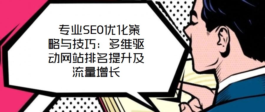  專業(yè)SEO優(yōu)化策略與技巧：多維驅(qū)動(dòng)網(wǎng)站排名提升及流量增長(zhǎng)