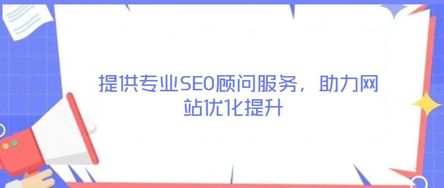  提供專(zhuān)業(yè)SEO顧問(wèn)服務(wù)，助力網(wǎng)站優(yōu)化提升