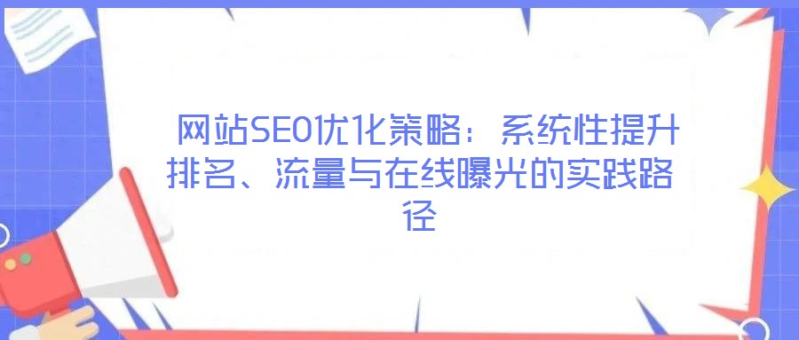  網(wǎng)站SEO優(yōu)化策略：系統(tǒng)性提升排名、流量與在線曝光的實(shí)踐路徑