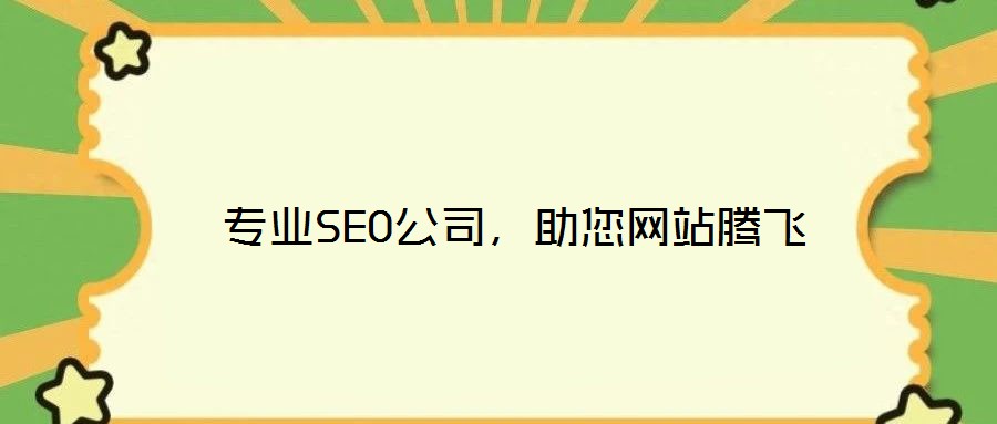  專業(yè)SEO公司，助您網(wǎng)站騰飛