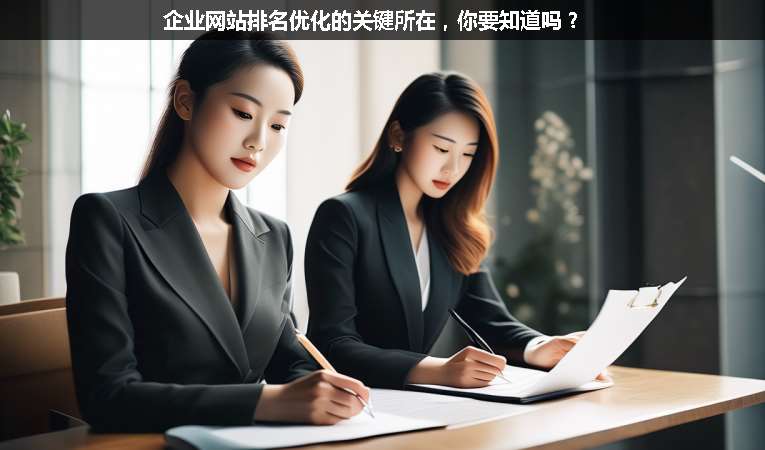 企業(yè)網(wǎng)站排名優(yōu)化的關(guān)鍵所在，你要知道嗎？