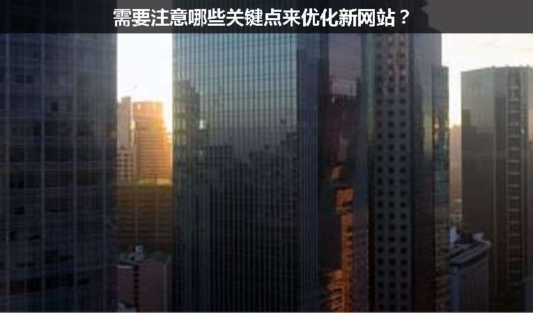 需要注意哪些關(guān)鍵點(diǎn)來(lái)優(yōu)化新網(wǎng)站？